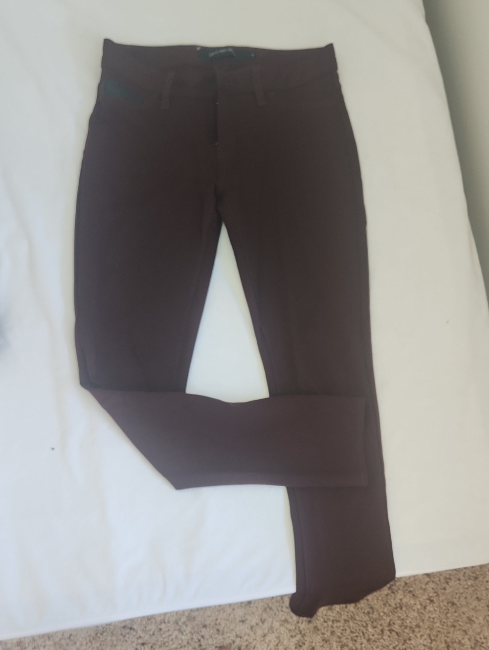 Calvin Klein Jeans Maroon Slim Pants
